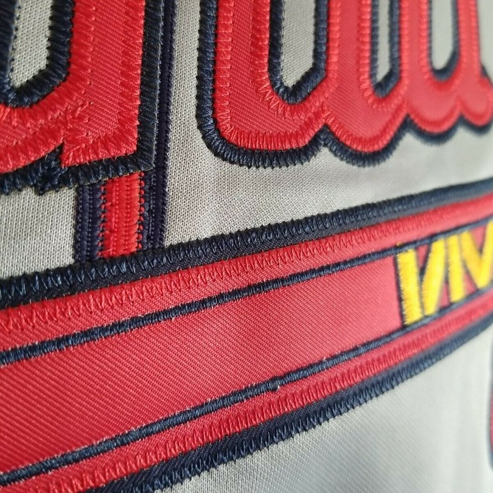 Chipper Jones Jersey Atlanta Braves 1995 Throwback Stitched NEW With Patches! - Picture 2 of 11